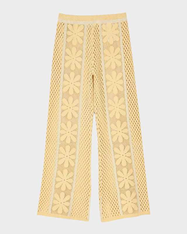 Loupie Floral Crochet Pants